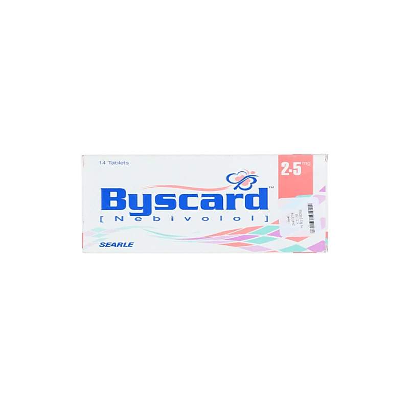 Byscard (2.5Mg) 14 Tablets — authentic medicine packaging