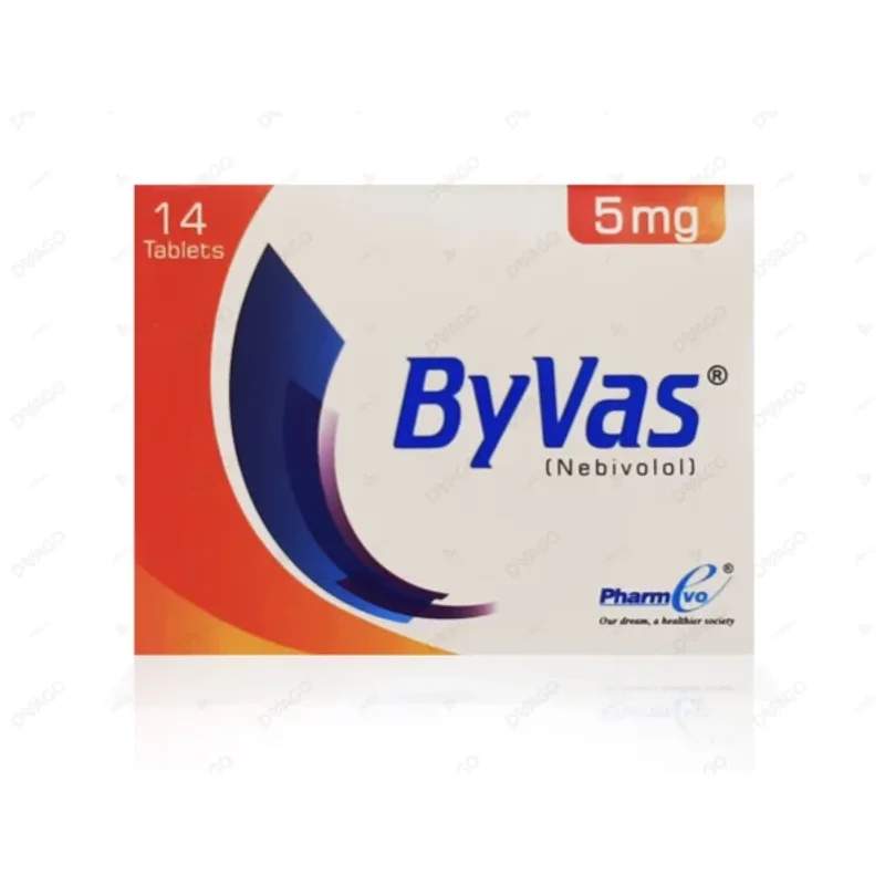 Byvas (5Mg) 14 Tablets — authentic medicine packaging