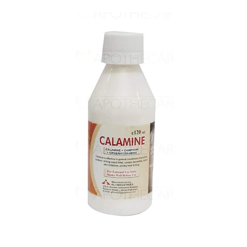 Calamine 120Ml Syrup — authentic medicine packaging