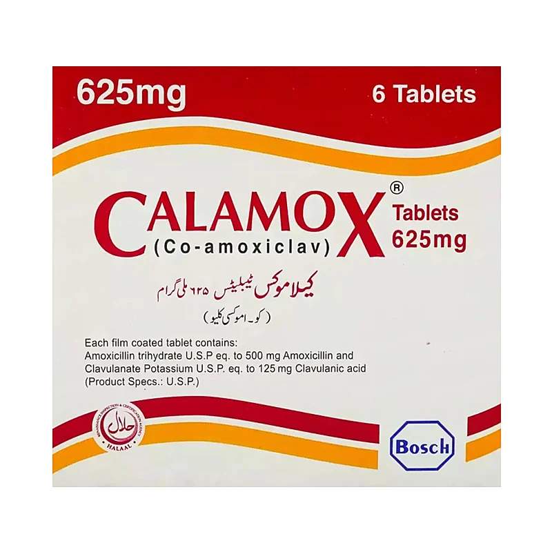 Calamox (375Mg) 6 Tablets — authentic medicine packaging