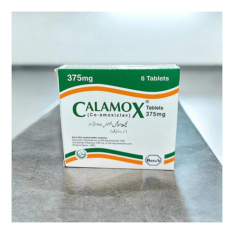 Calamox (625Mg) 6 Tablets — authentic medicine packaging