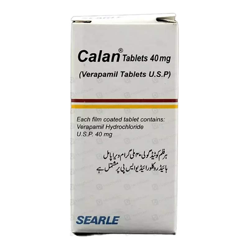 Calan (40Mg) 50 Tablet — authentic medicine packaging