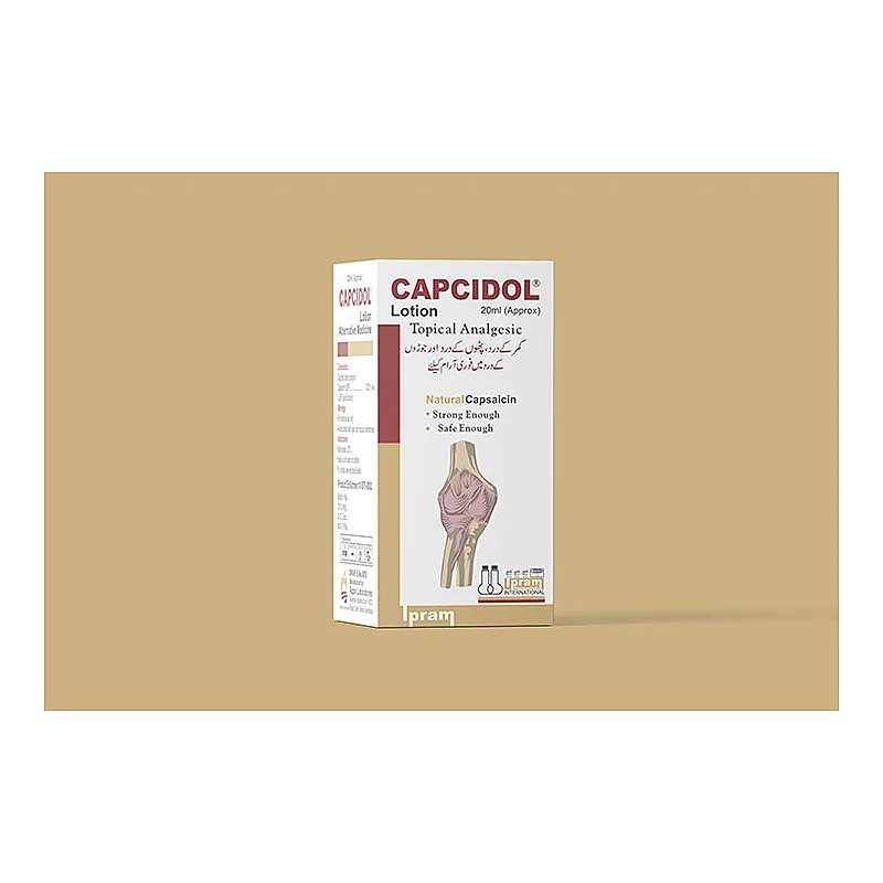 Capcidol (0.025%) 20Ml Lotion — authentic medicine packaging
