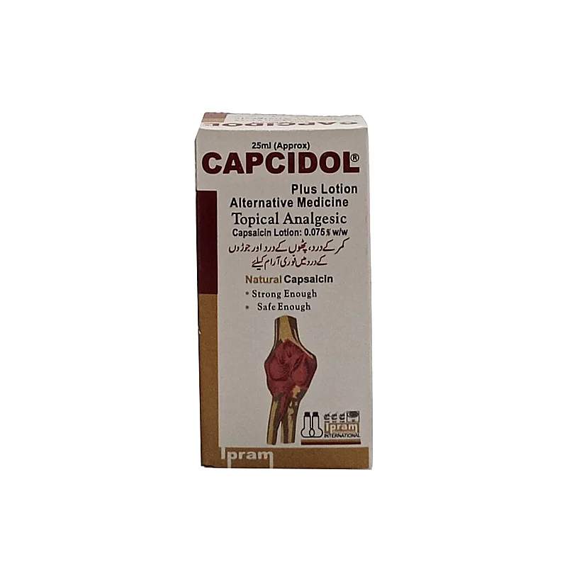 Capcidol-F (60Ml) Lotion — authentic medicine packaging