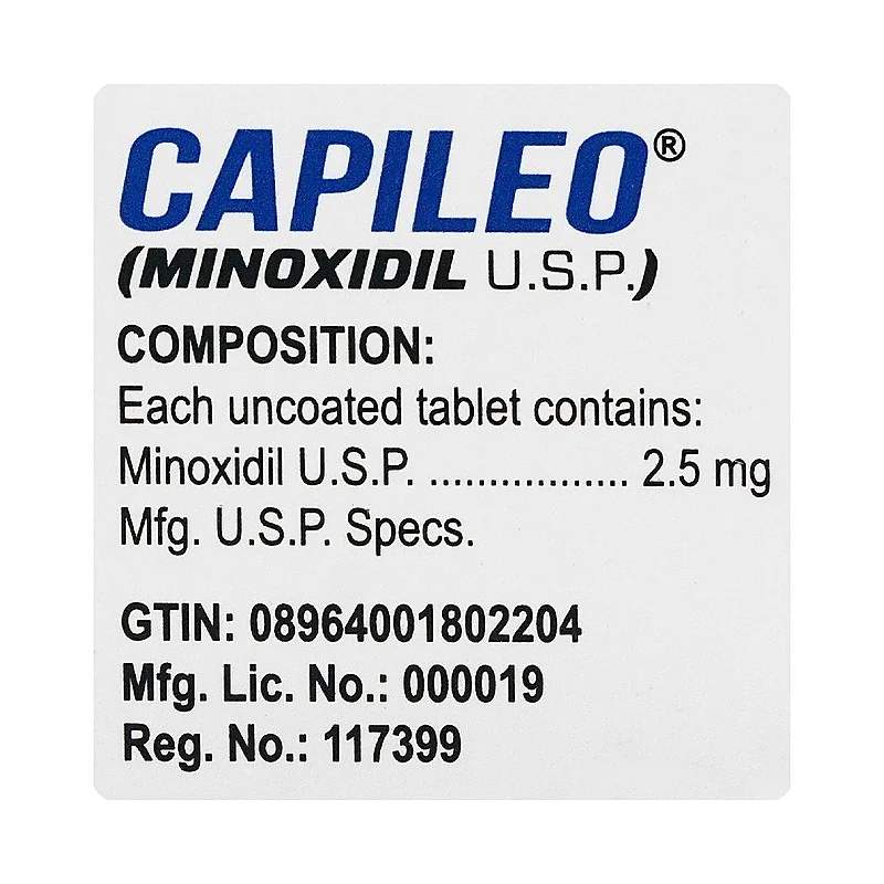 CAPILEO 5% TOPICAL SOLUTION — authentic medicine packaging
