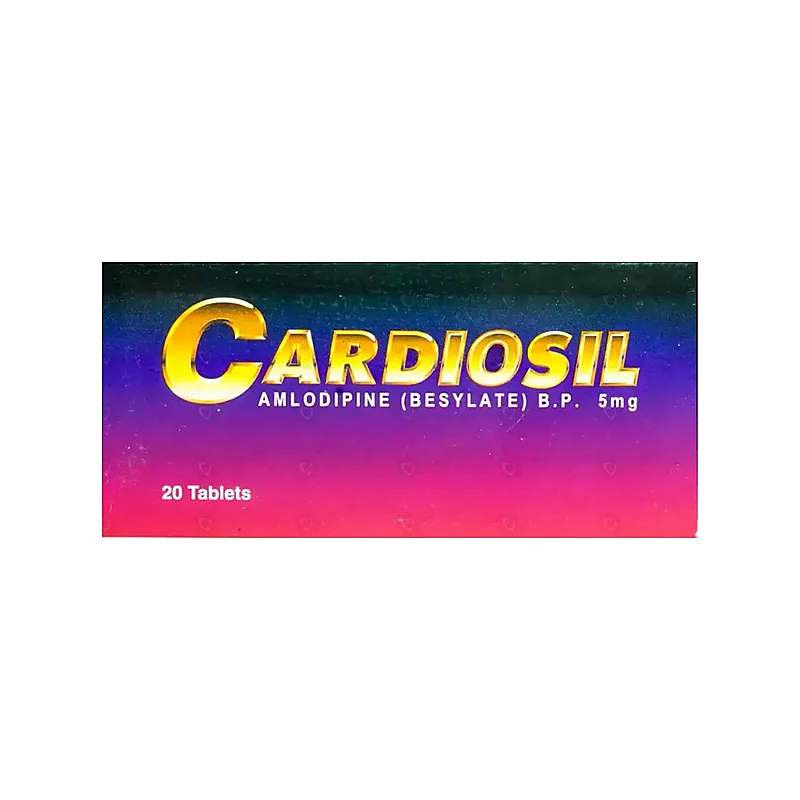 Cardiosil (5Mg) 20 Tablets — authentic medicine packaging