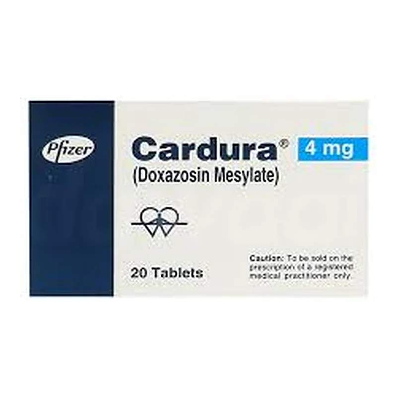 Cardura (2Mg) 20 Tablets — authentic medicine packaging