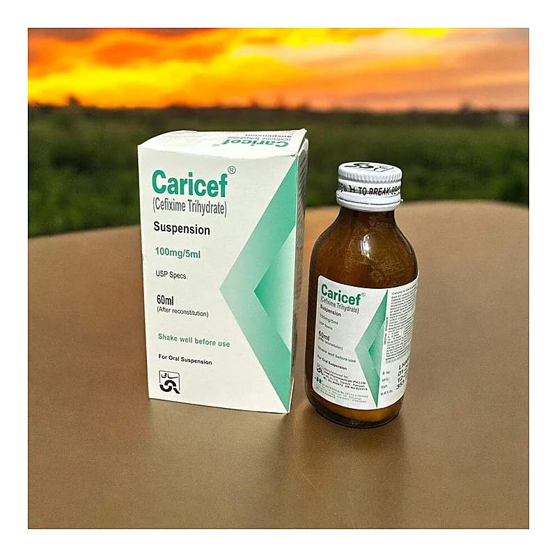 Caricef (100Mg/5Ml) 60Ml Suspension — authentic medicine packaging