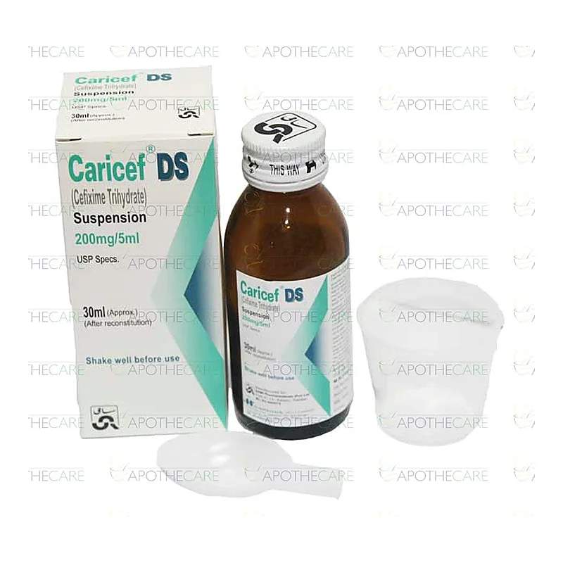 Caricef Ds (200Mg/5Ml) 30Ml Suspension — authentic medicine packaging