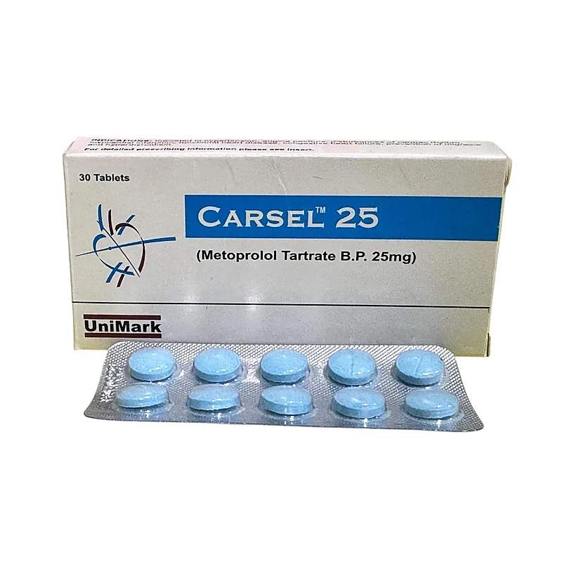 Carsel 50 (50Mg) 30 Tablets — authentic medicine packaging