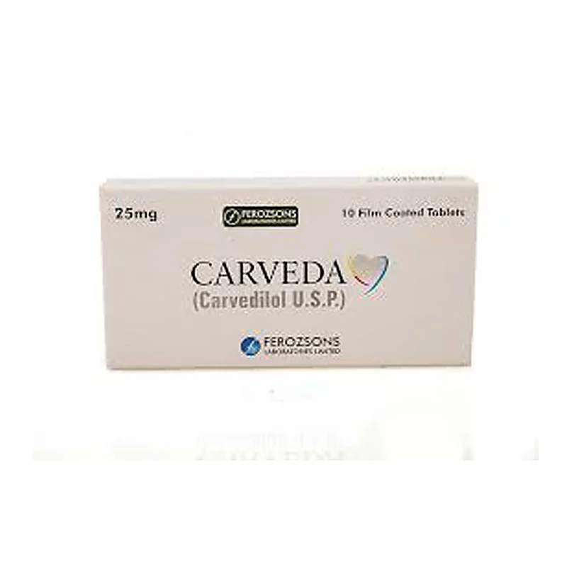Carveda (6.25Mg) 30 Tablets — authentic medicine packaging