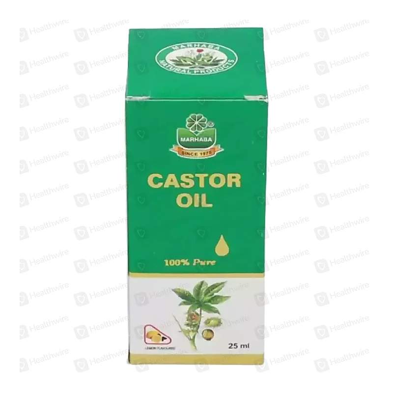 Castor Oil (25Ml) — authentic medicine packaging
