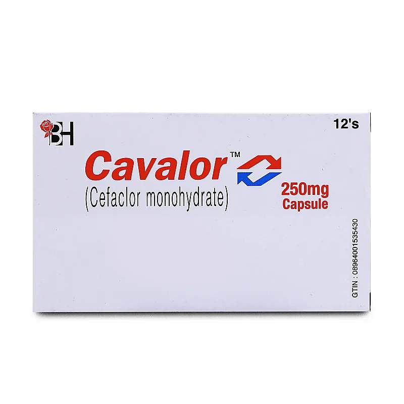 Cavalor (250Mg) 12Capsules — authentic medicine packaging