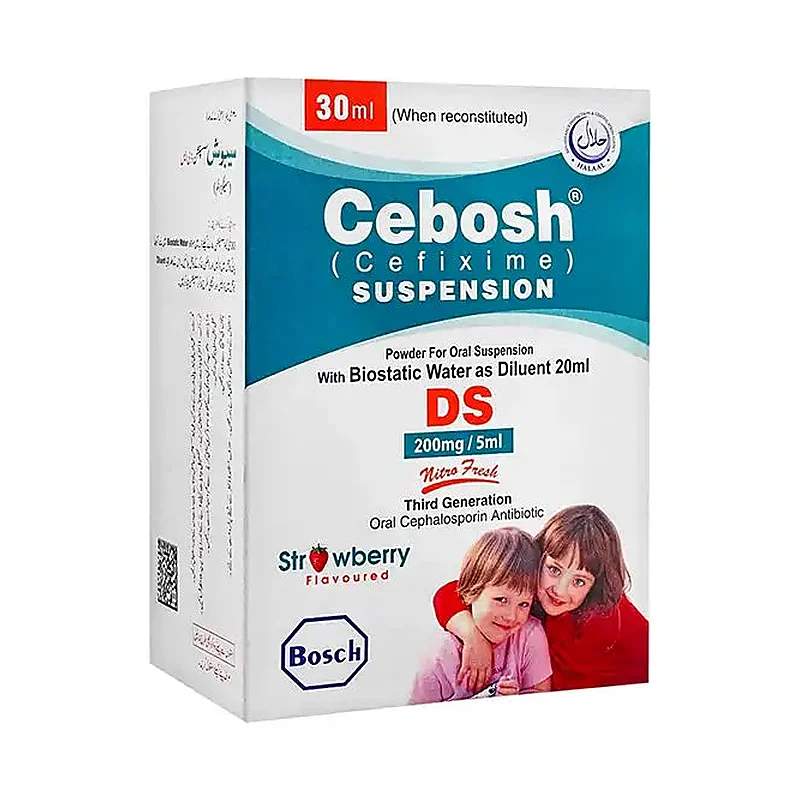 Cebosh Ds (200Mg/5Ml) 30Ml Suspension — authentic medicine packaging