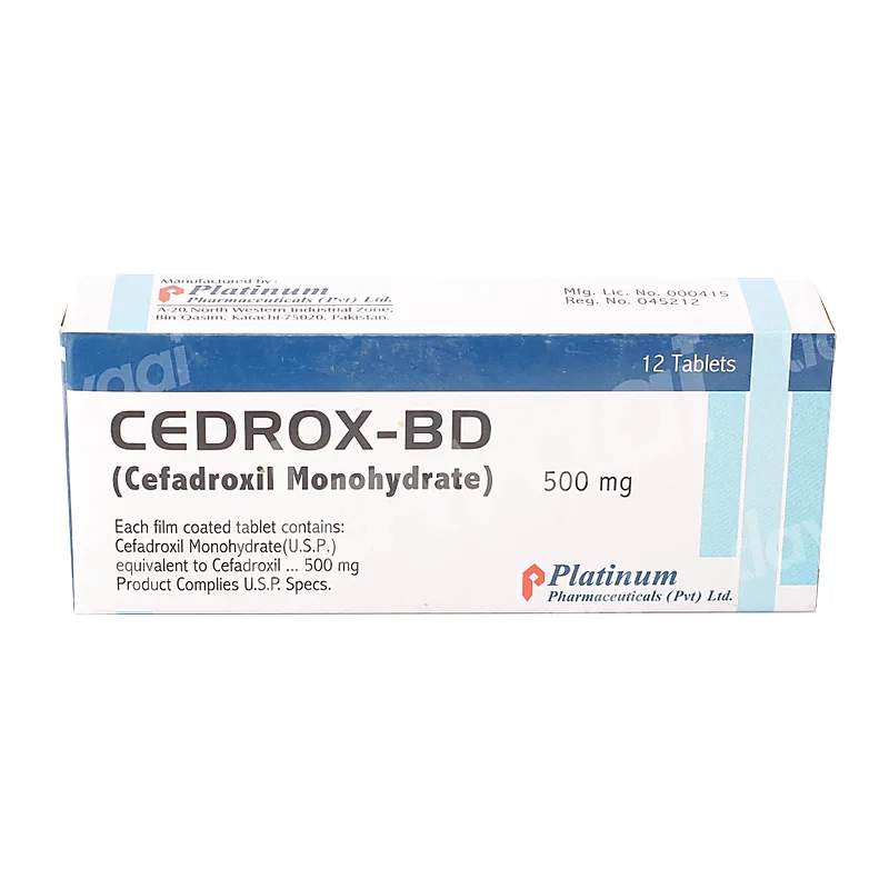 Cedrox-Bd (500Mg) 20 Tablets — authentic medicine packaging