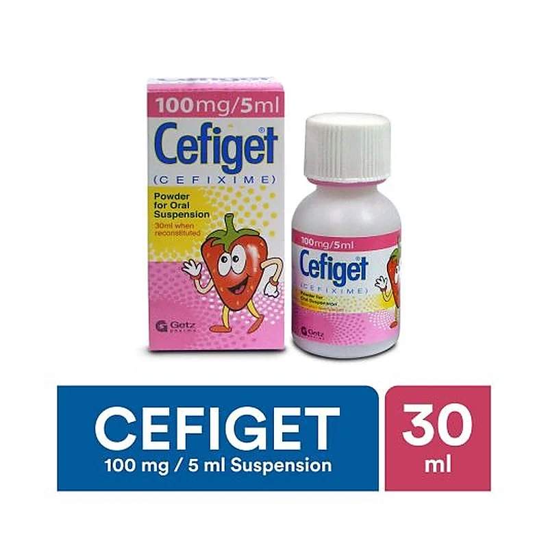 Cefiget (100Mg/5Ml) 30Ml Suspension — authentic medicine packaging