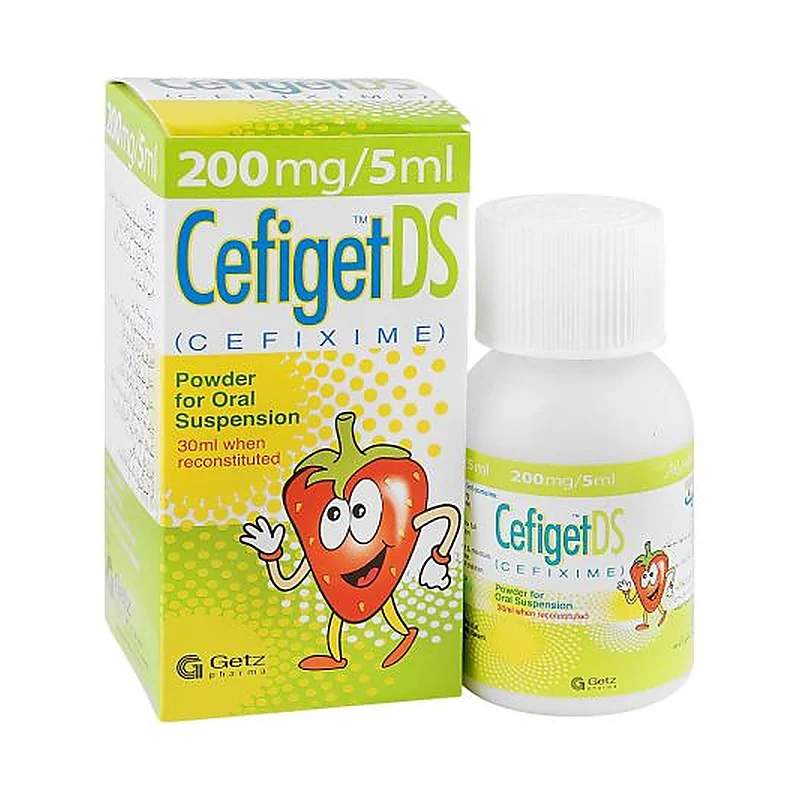 Cefiget Ds (200Mg/5Ml) 30Ml Oral Suspension — authentic medicine packaging