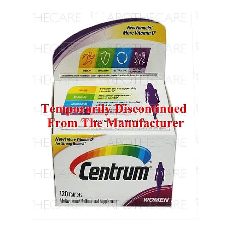 Centrum Silver Tab 30S — authentic medicine packaging