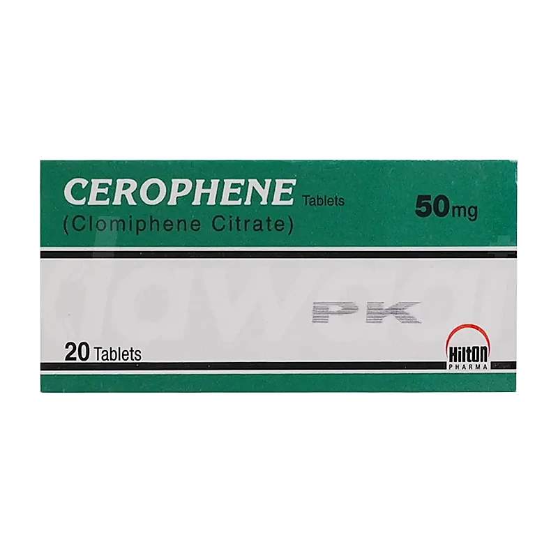Cerophene (50Mg) 20 Tablets — authentic medicine packaging