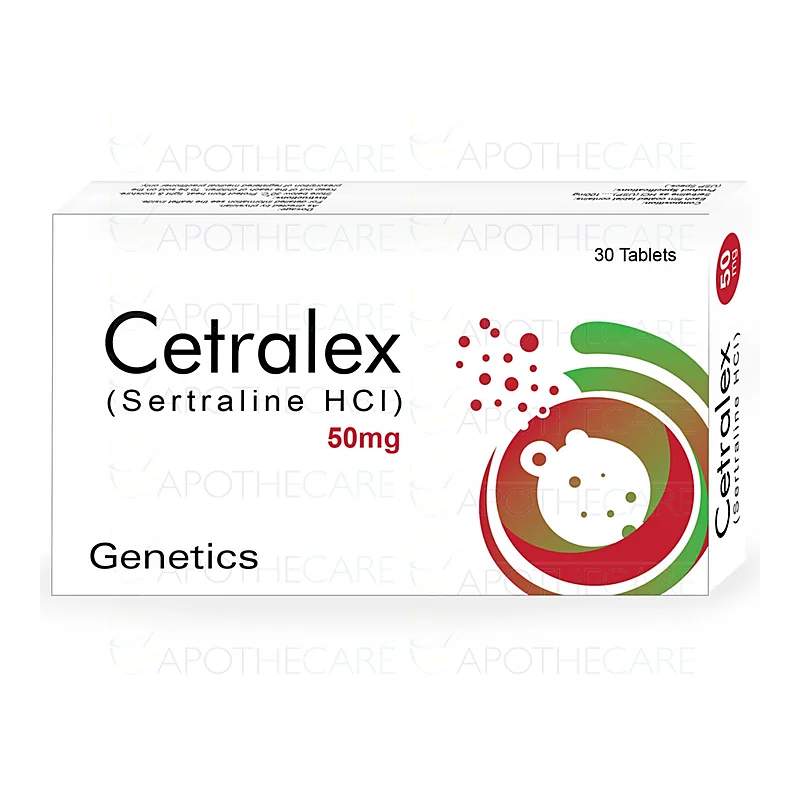 Cetralex (50Mg) 30 Tablets — authentic medicine packaging