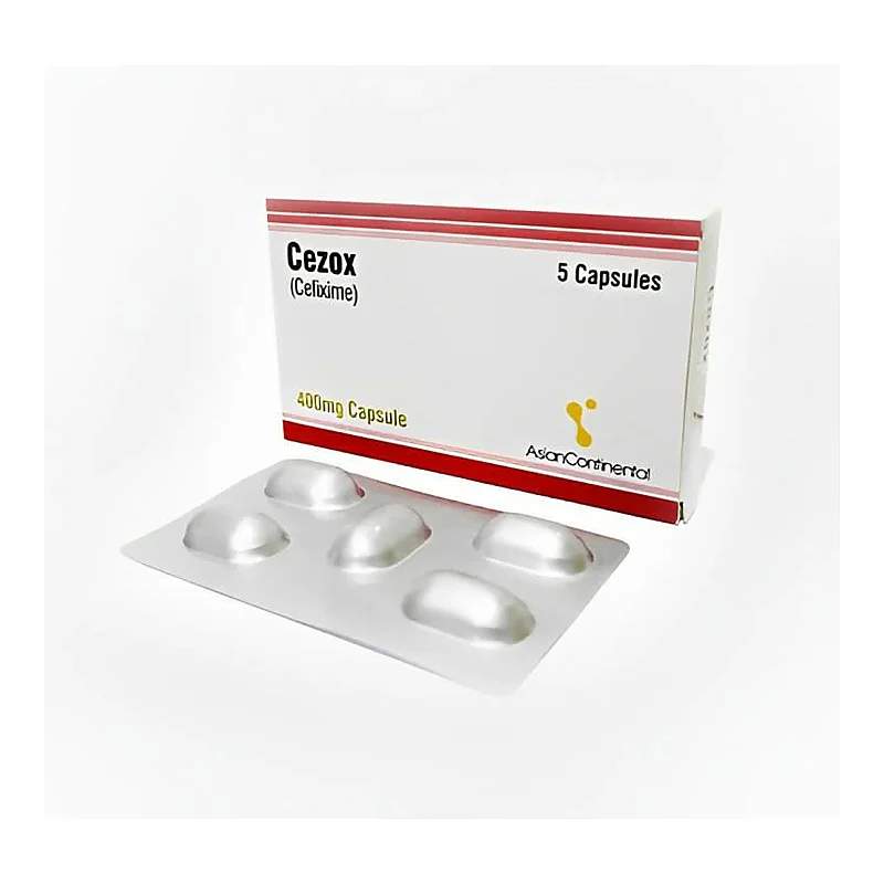 Cezox (400Mg) 5 Capsules — authentic medicine packaging