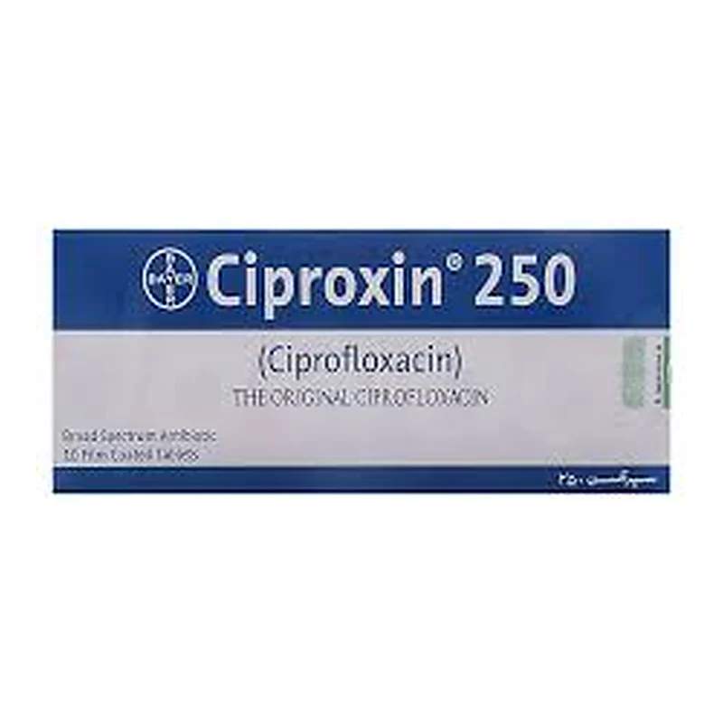 Ciprox (250Mg) 10 Tablets — authentic medicine packaging
