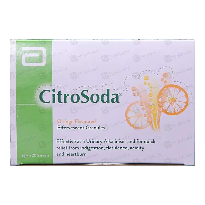 Citro Soda (Orange) Sachet 20S — authentic medicine packaging