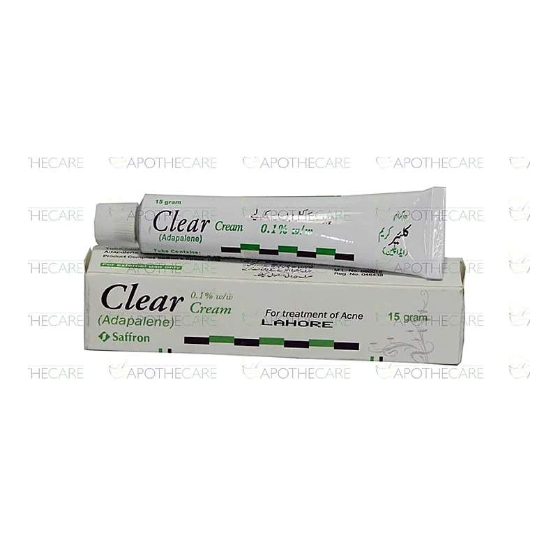 Clear (0.1%) 15G Cream — authentic medicine packaging