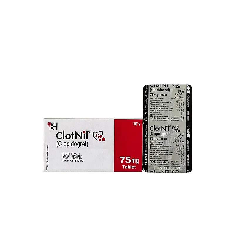 Clopido (75 Mg) 10 Tab — authentic medicine packaging