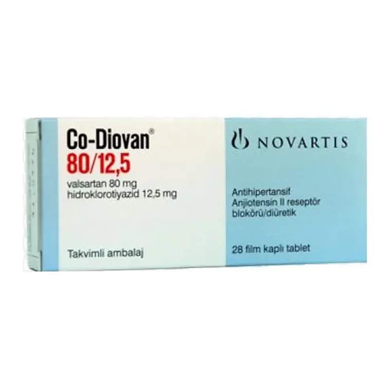 Co-Diovan (160/25Mg) 28 Tablets — authentic medicine packaging