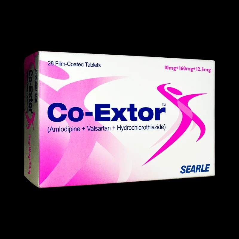 Co-Extor (10/160/12.5Mg) 28 Tablets — authentic medicine packaging