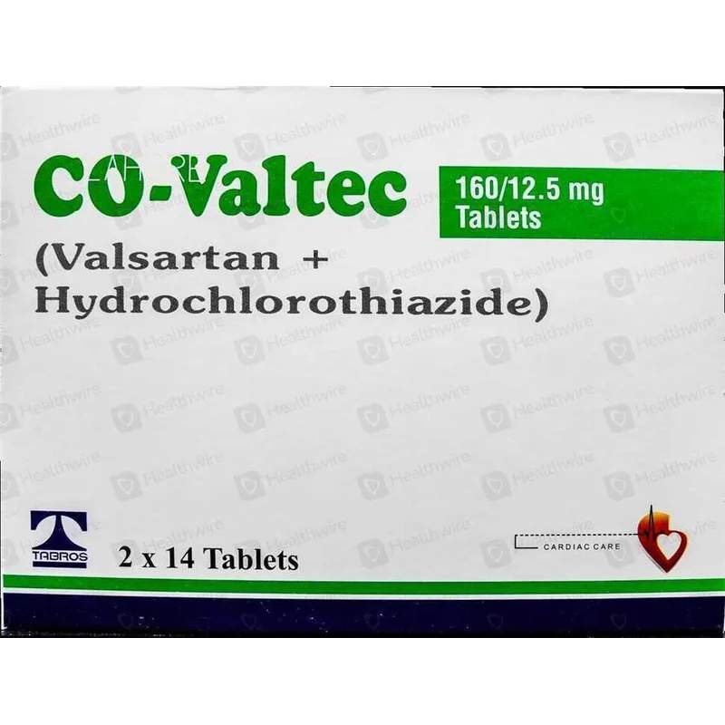 Co-Valtec (160/12.5Mg) 28 Tablets — authentic medicine packaging