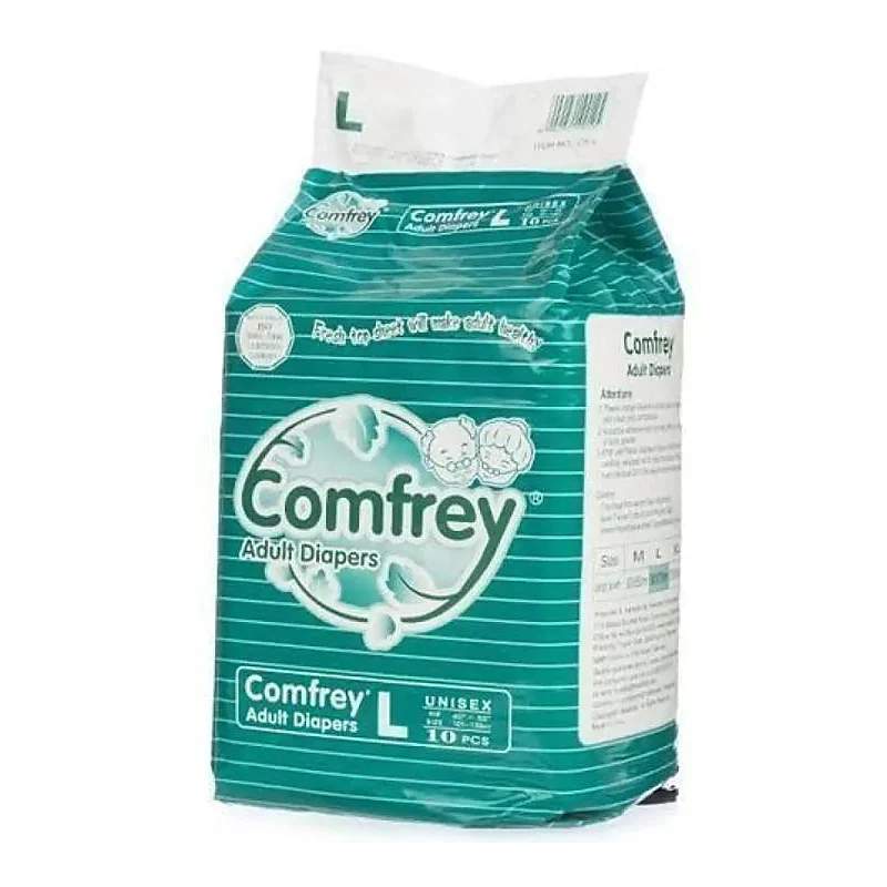 Comfrey (Medium) 10 Adult Diapers — authentic medicine packaging