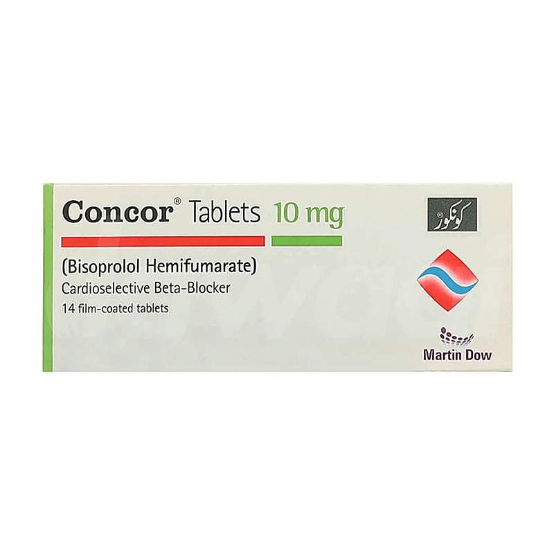 Concor (10Mg) 14 Tablets — authentic medicine packaging