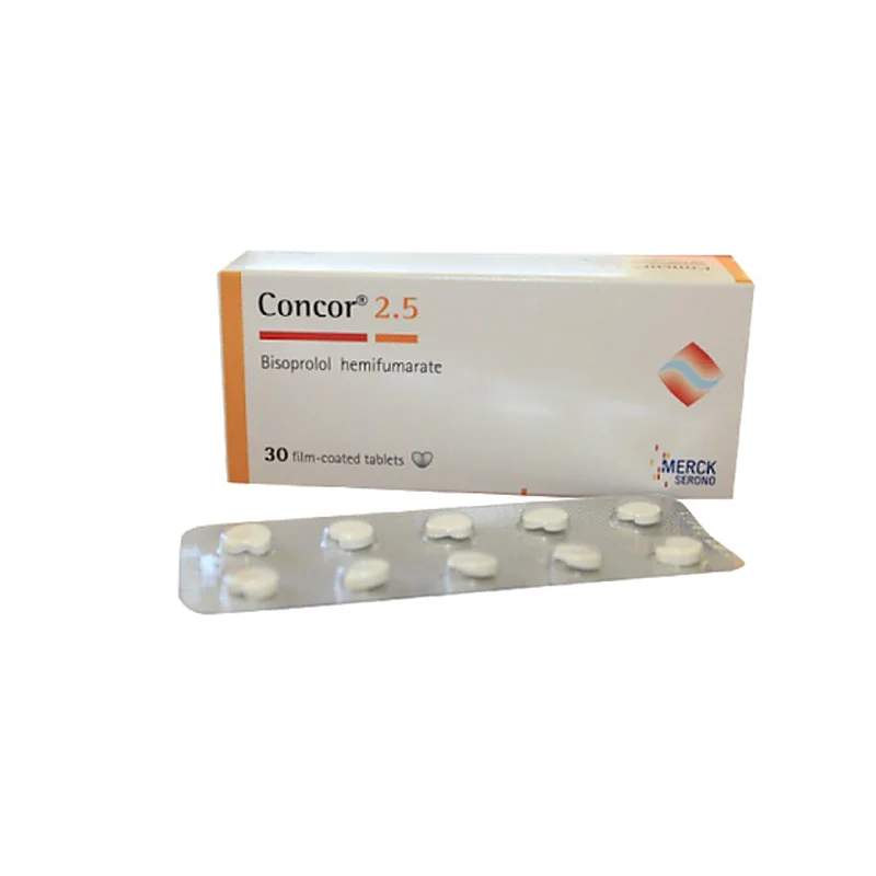 Concor (2.5Mg) 14 Tablets — authentic medicine packaging