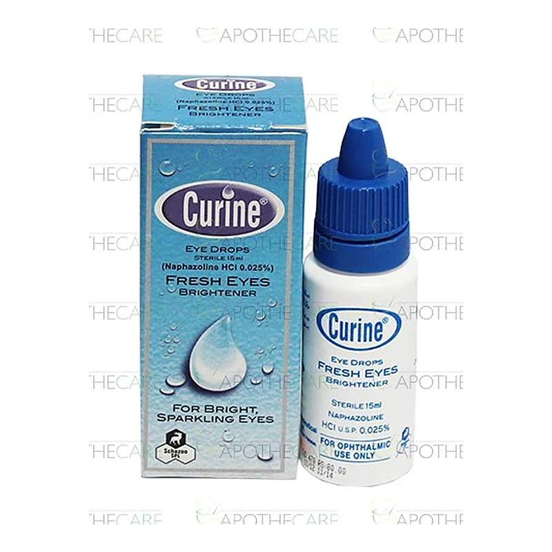 Curine (0.025%) 15Ml Eye Drops — authentic medicine packaging