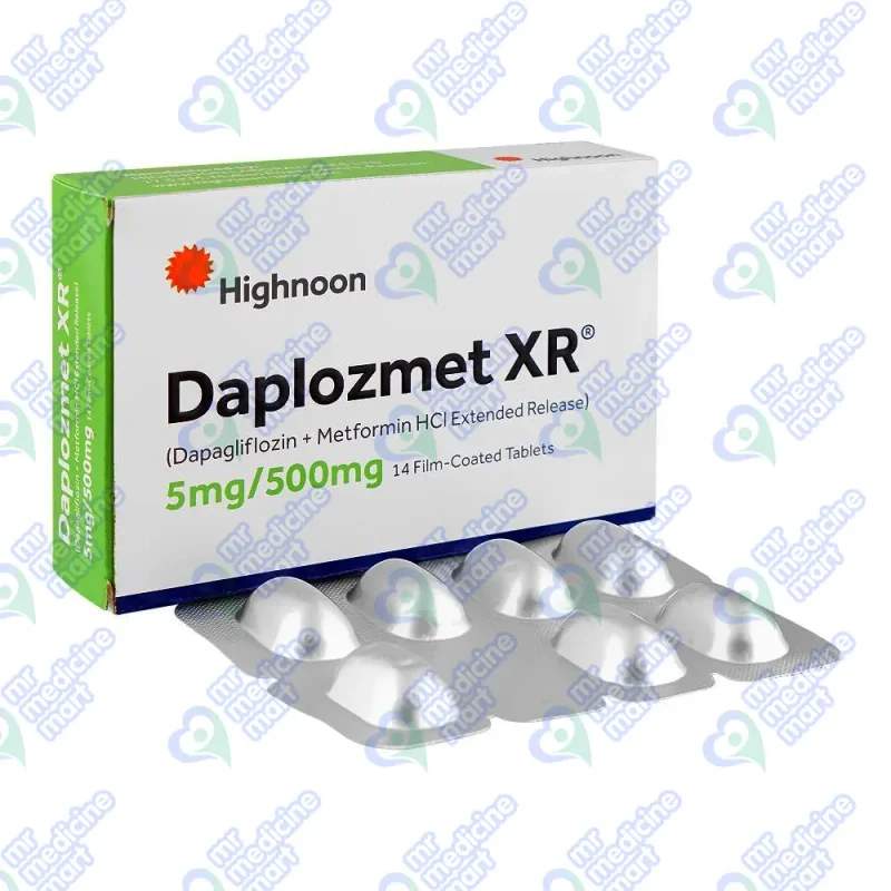 Daplozmet Xr (10/500Mg) 14 Tablets — authentic medicine packaging