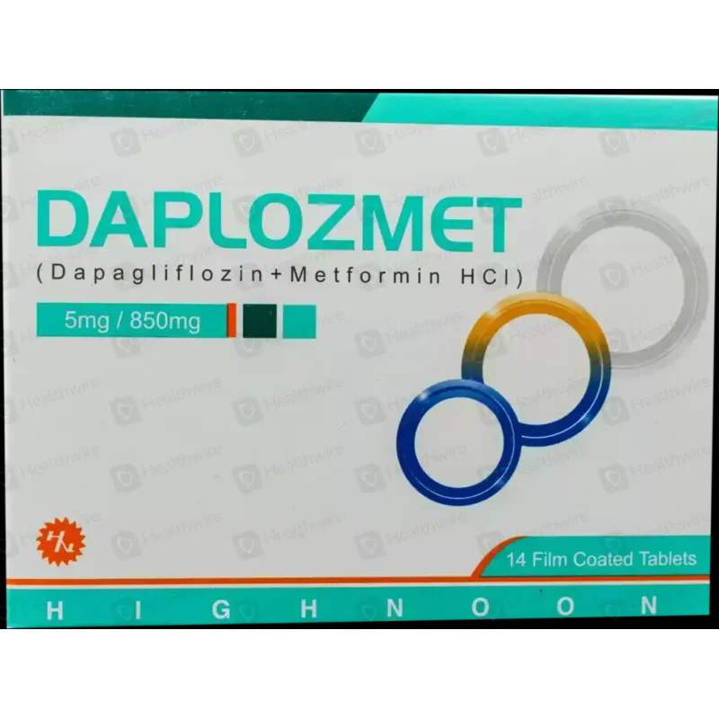 Daplozmet Xr (5/1000Mg) 14 Tablets — authentic medicine packaging