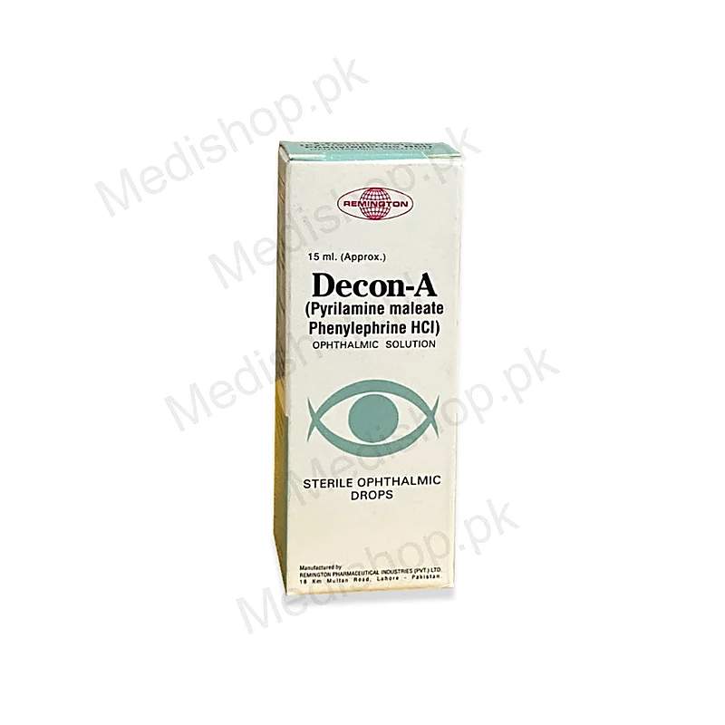 Decon-A (1/1.2Mg/Ml) 15Ml Eye Drops — authentic medicine packaging