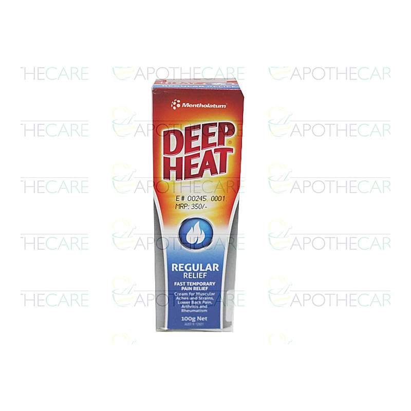 Deep Heat (100G) Cream — authentic medicine packaging