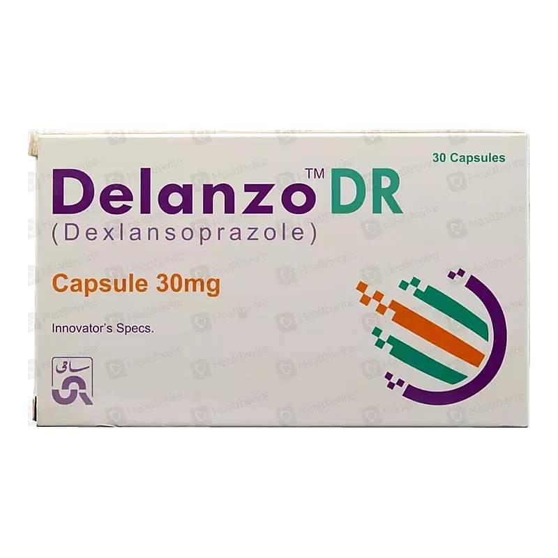 Delanzo DDr (30Mg) 30 Capsules — authentic medicine packaging