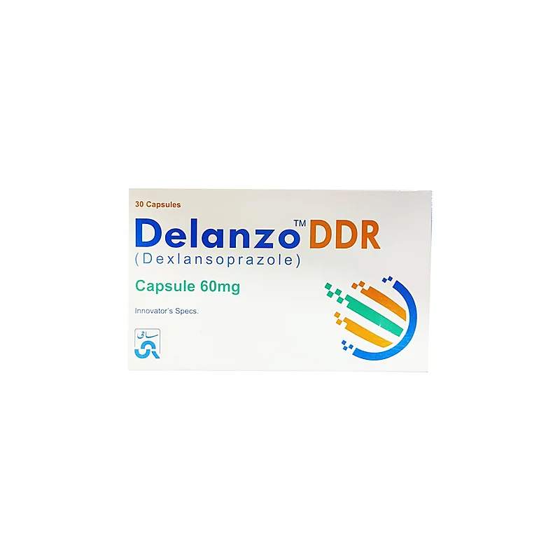 Delanzo Ddr (60Mg) 30 Capsules — authentic medicine packaging