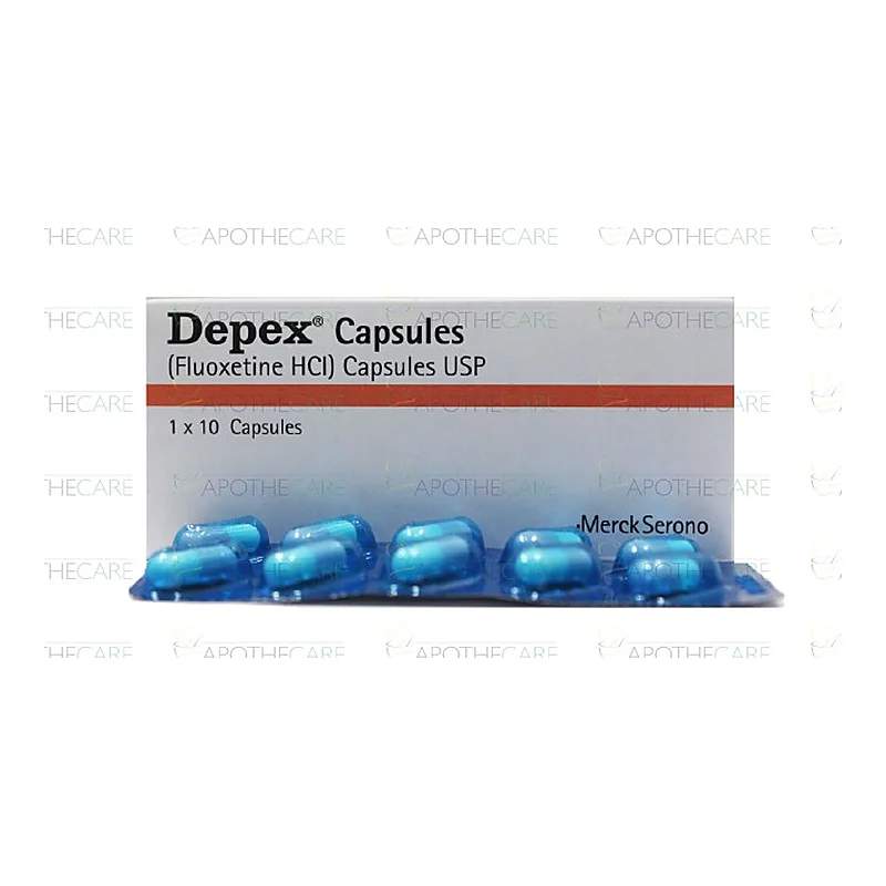 Depex (20Mg) 10 Capsules — authentic medicine packaging