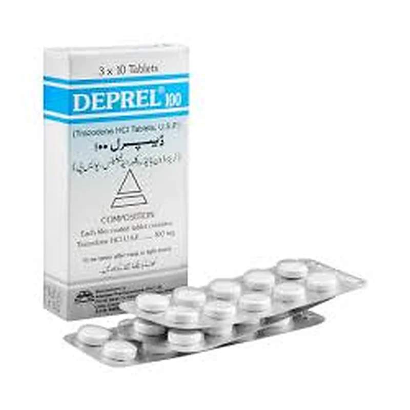 Deprel (100Mg) 30 Tablets — authentic medicine packaging