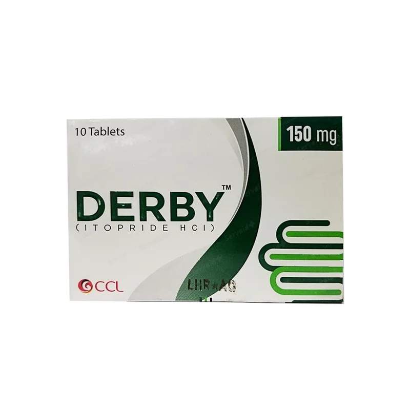 Derby (150Mg) 10 Tablets — authentic medicine packaging