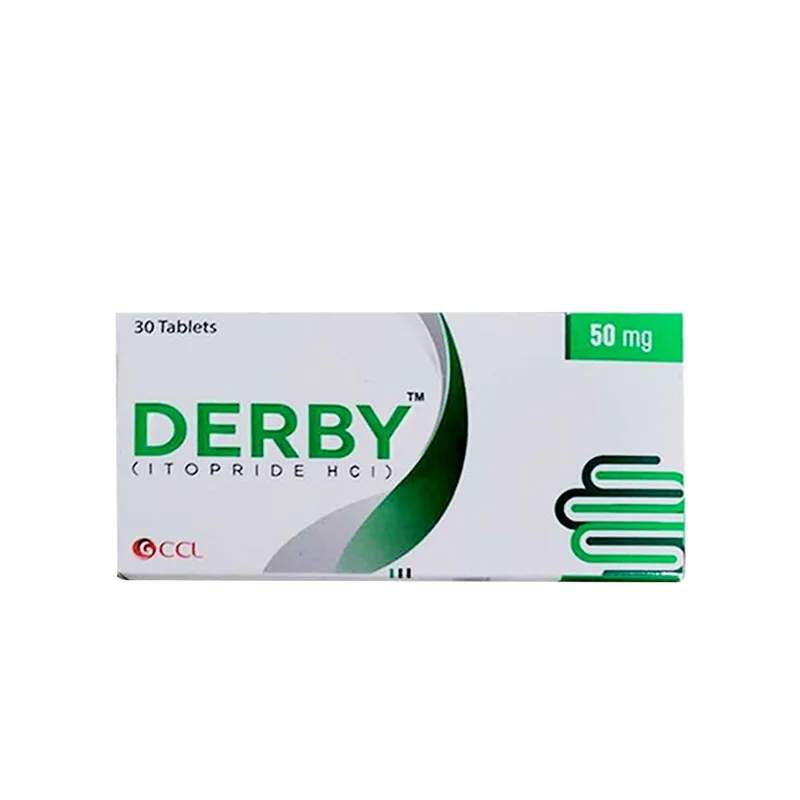 Derby (50Mg) 30 Tablets — authentic medicine packaging