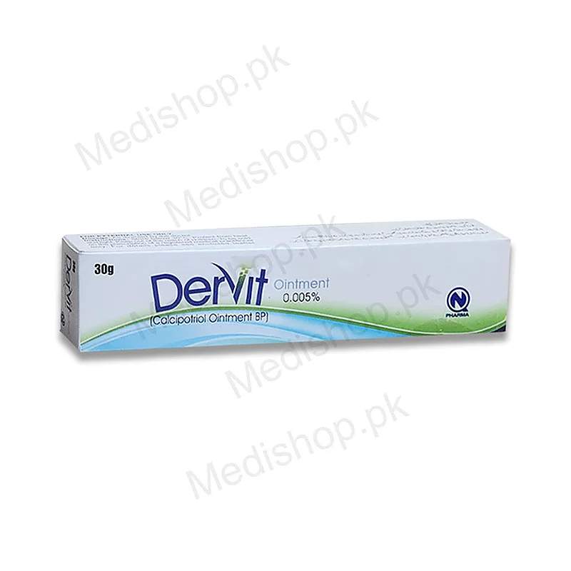 Dervit (0.005%) 30G Ointment — authentic medicine packaging