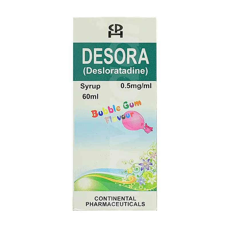 Desora (0.5Mg/Ml) 60Ml Syrup — authentic medicine packaging