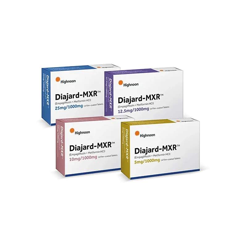 Diajard-M Xr (10/1000Mg) 14 Tablets — authentic medicine packaging