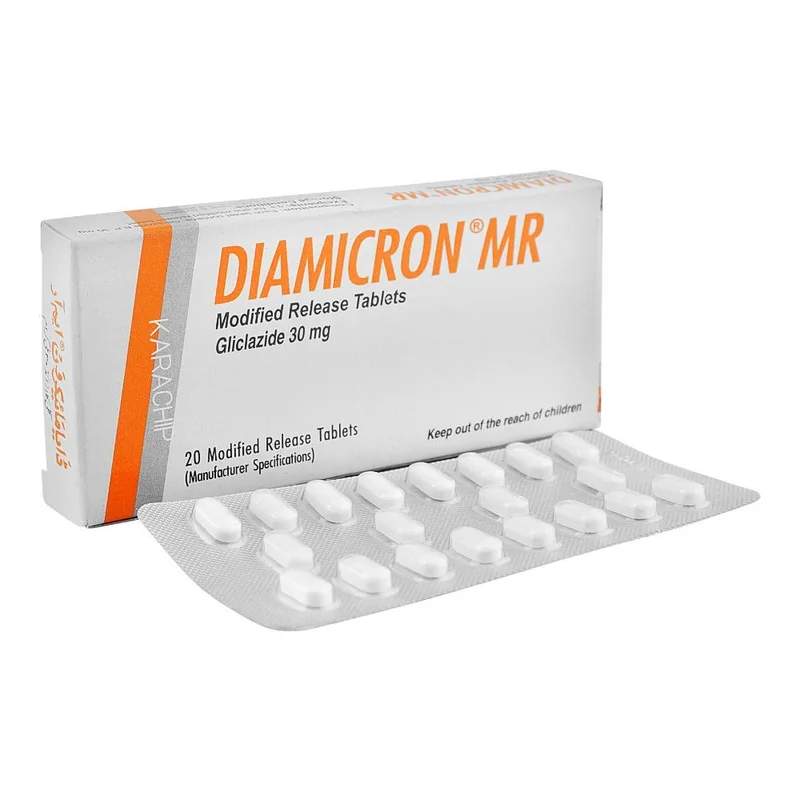 Diamicron Mr 30Mg 20 Tablets — authentic medicine packaging